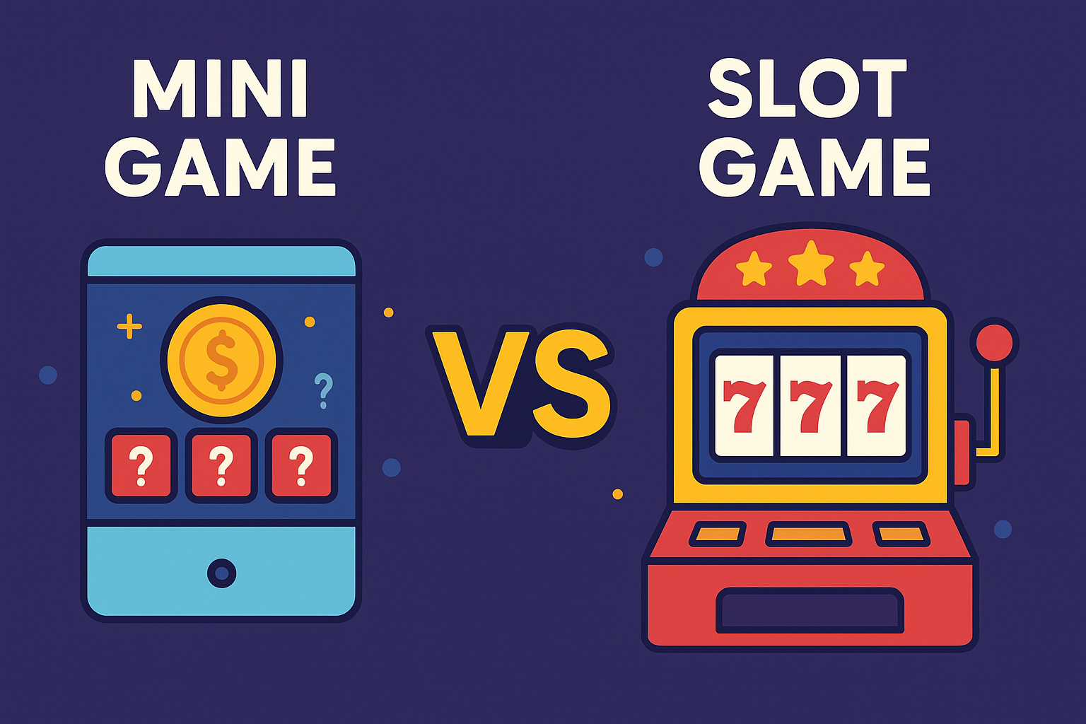So sánh Mini Game và Slot Game: Đâu là lựa chọn giải trí tốt hơn?